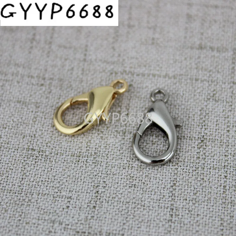 

10pcs 50pcs 200pcs High quality Lobster Clasp Clips Key Hook Keychain Split Key Ring Findings Clasps For Keychains Making