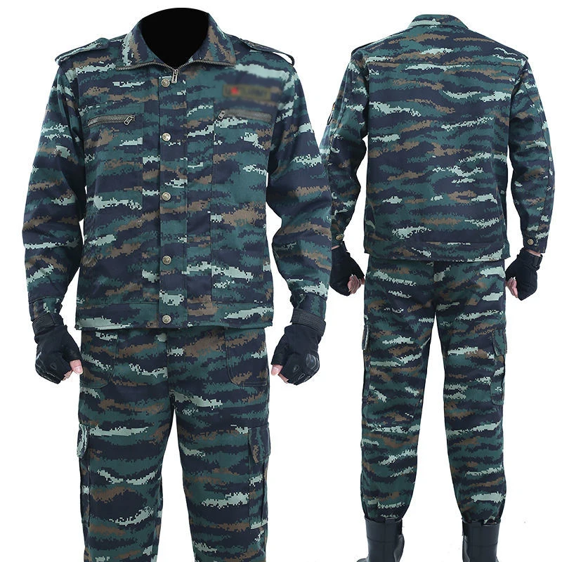 Men\'s Labor Insurance Clothing Outdoor Camouflage Suit Spring And Autumn Anti-scalding Wear-resistant Welder Overalls