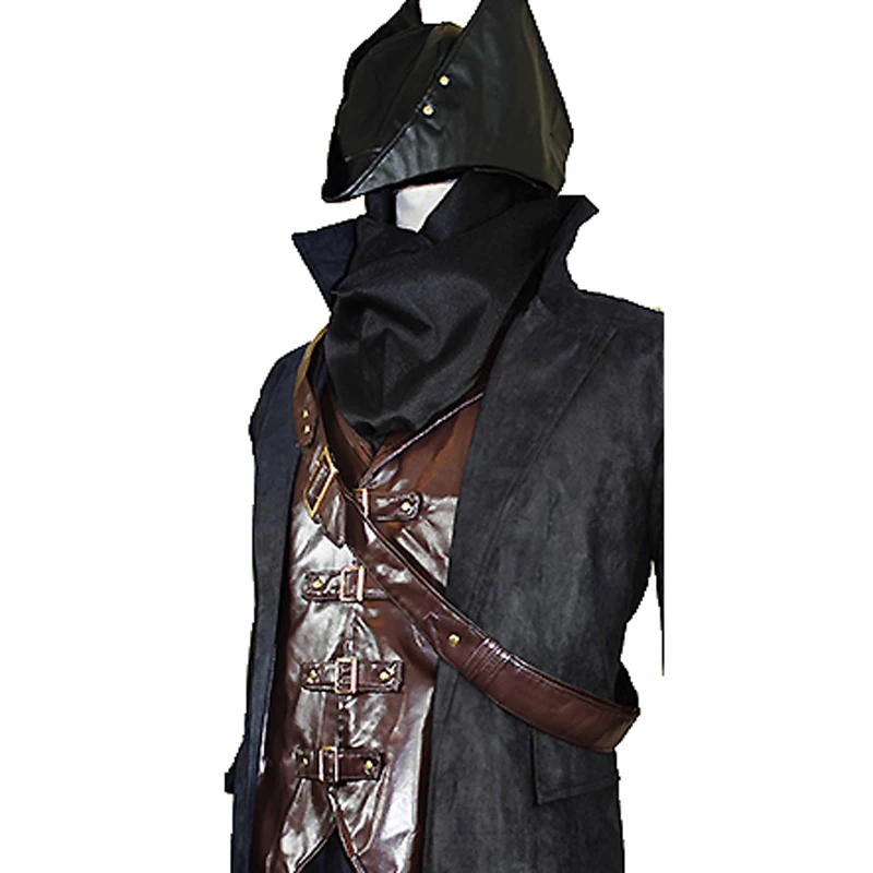 Bloodborne Cloak Coat Vest Shirt Outfit WholeSet For Men Game Halloween Cosplay Costume Custom Made New Arrival