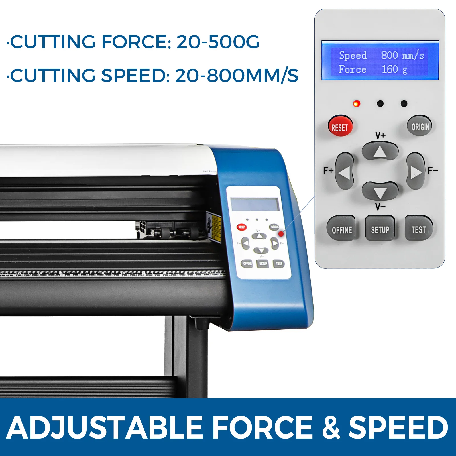 Plotter da taglio per vinile VEVOR stampante da taglio manuale di base da 28 pollici con supporto da pavimento e Software Signmaster per la pubblicità