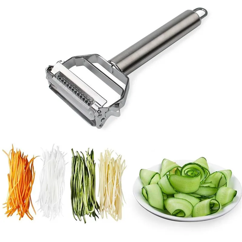 

Stainless Steel Peeler Zester Fruit Vegetable Peeler Knife Cutter Zester Grater Super Potato Peeler Kitchen Tool Gadgets 25