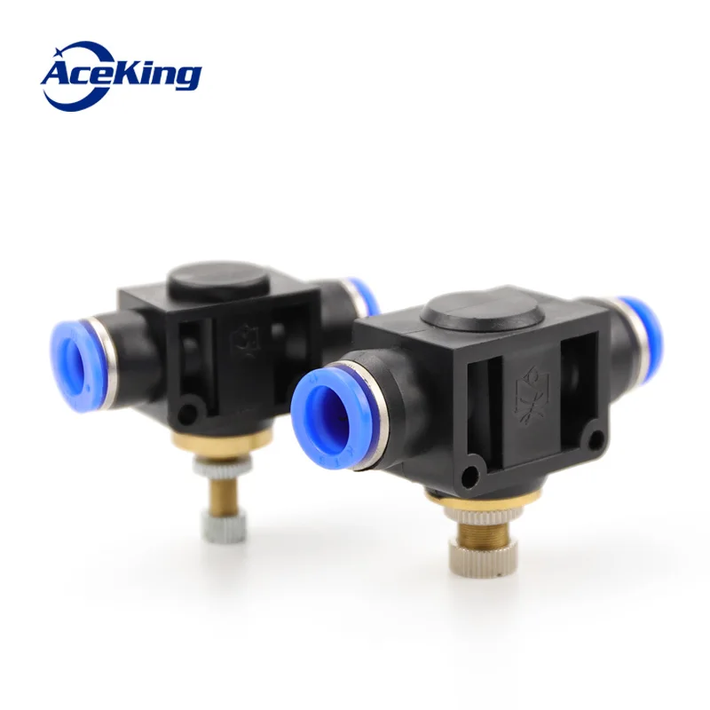 SA Gas pipe plastic quick connector LA4/6/8 flow limiting valve PA6/10/12 through pipe throttle LSA8/6 SA-4 SA-6 SA-10 SA-12