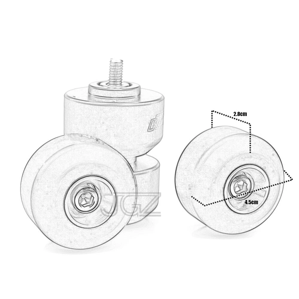 Motorrad Vorne und Hinten Gabel Rad Crash Pads Sturzpads Fallen Schutz für Husqvarna Svartpilen 401 250 2018 - 2021