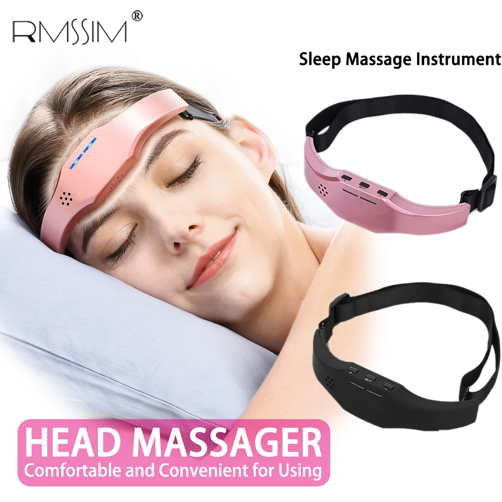 Electric Head Massager Sleep Monitor Migraine Relief Massager Insomnia Therapy Release Stress Sleep Therapy Device Sleeping Di