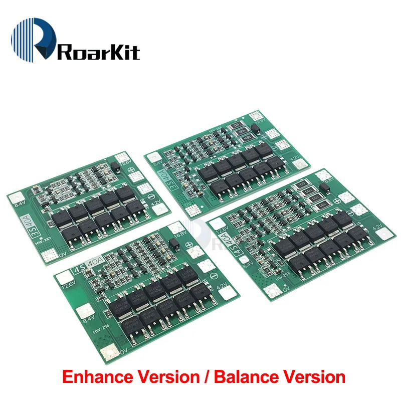 3S/4S 40A 60A Li-ion płyta zabezpieczająca baterię litową 18650 PCB BMS dla silnik do wiertarki 11.1V 12.6V/14.8V 16.8V wzmocnienie/równowaga