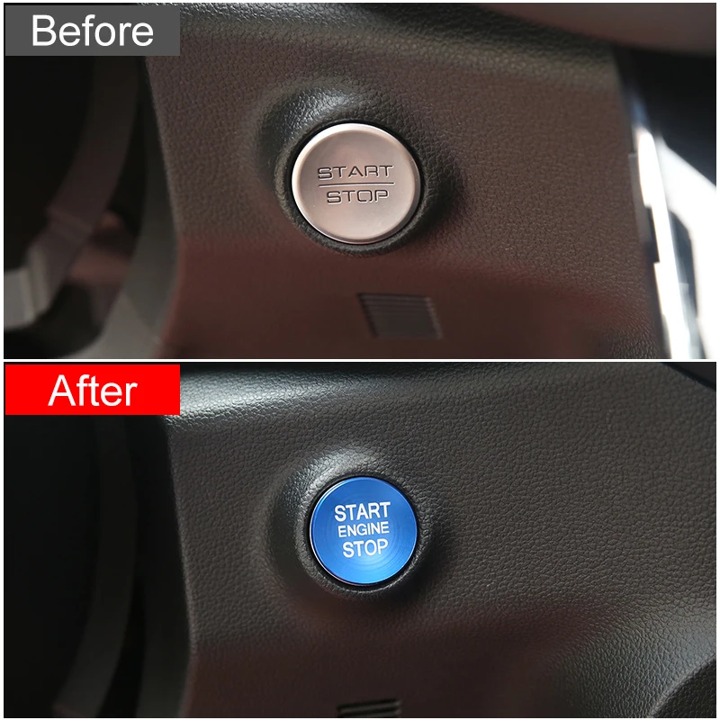 For Haval H6 3rd Gen GT 2021 2022 2023 2024 HEV PHEV Car Engine One-Click Start Stop Button Ring Covers Circle Case Trim Sticker