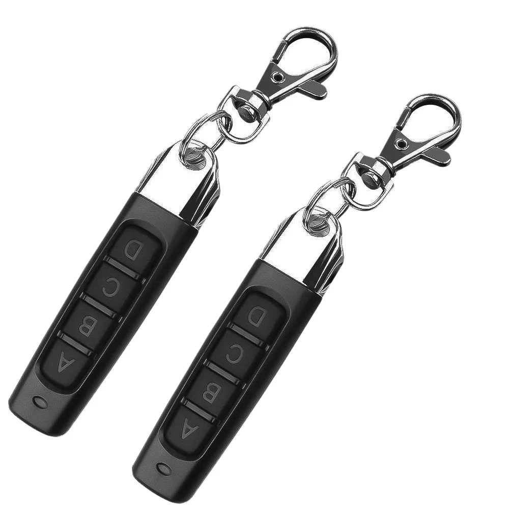 43HZ Remote Control Garage Gate Door Opener Remote Control Duplicator Clone Cloning Code Car Key(2PCS)A