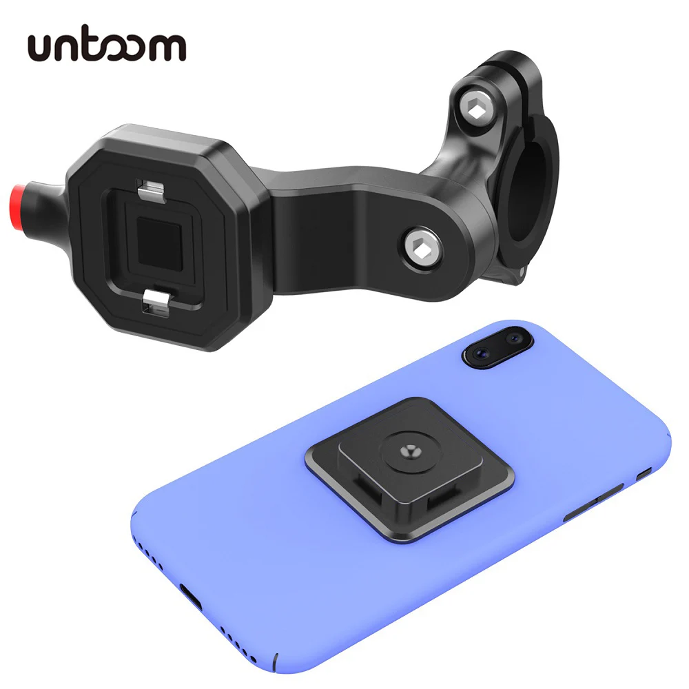 Universal Bicycle Mountain Bike Phone Holder MTB Motorcycle Scooter Handlebar Mobile Phone Mount Stand Security Lock Bracket