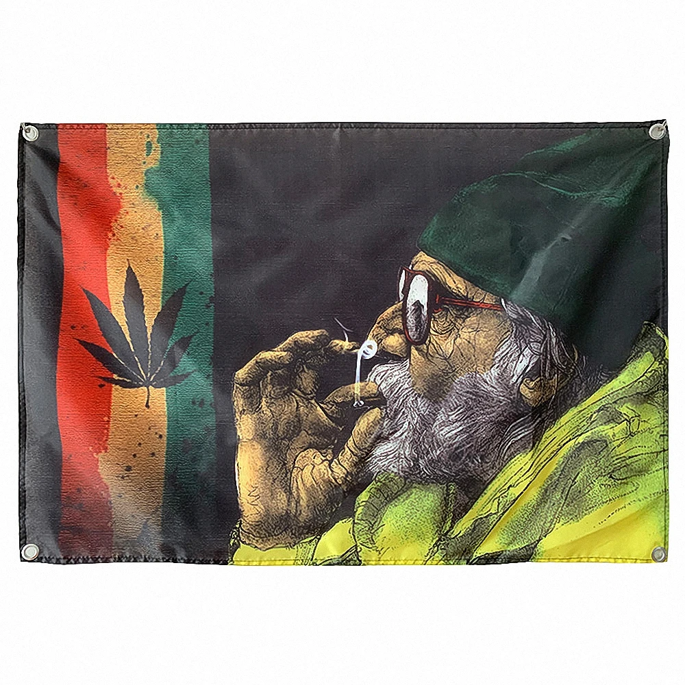 Hip Hop Reggae Rock Music Posters Retro Loft Cloth Art Flag Banner Wall Hanging Tapestry Bedroom Dormitory Home Decoration g6