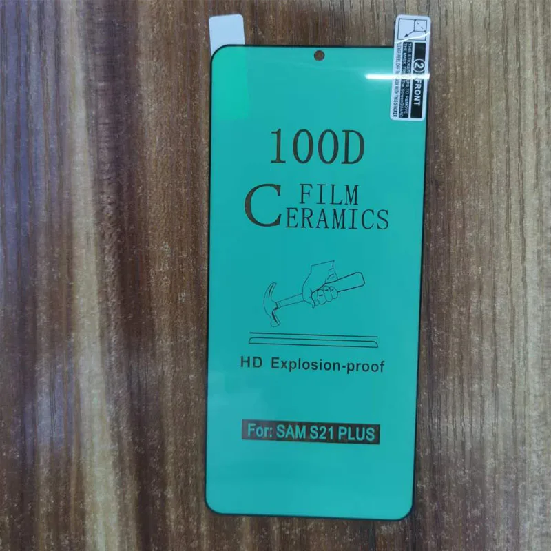 3 peças para samsung s22 s21 ultra nota 20 ultra s10 s9 mais s20 ultra nota 10 pro s21 plus 3d curvo filme de cerâmica protetor tela