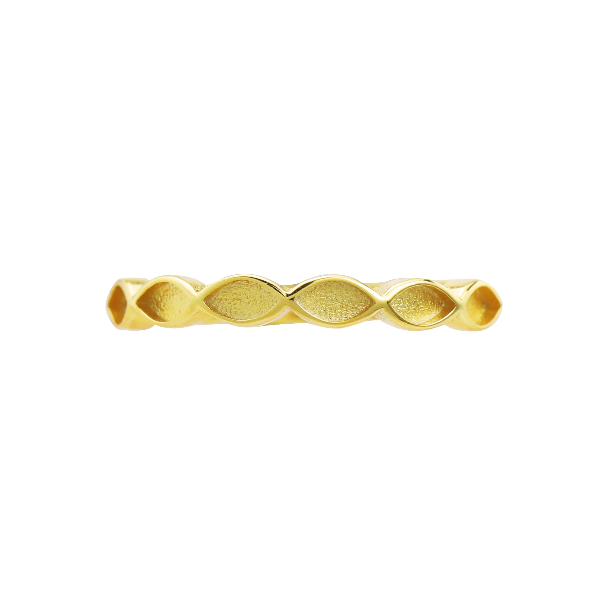 Ms.Iconic Andenken-Muttermilch-Harz-Ringfassungen, massives 925er-Sterlingsilber, rosévergoldet, 2 x 4 mm, stapelbarer Ring mit Marquise-Lünette 1294268 5