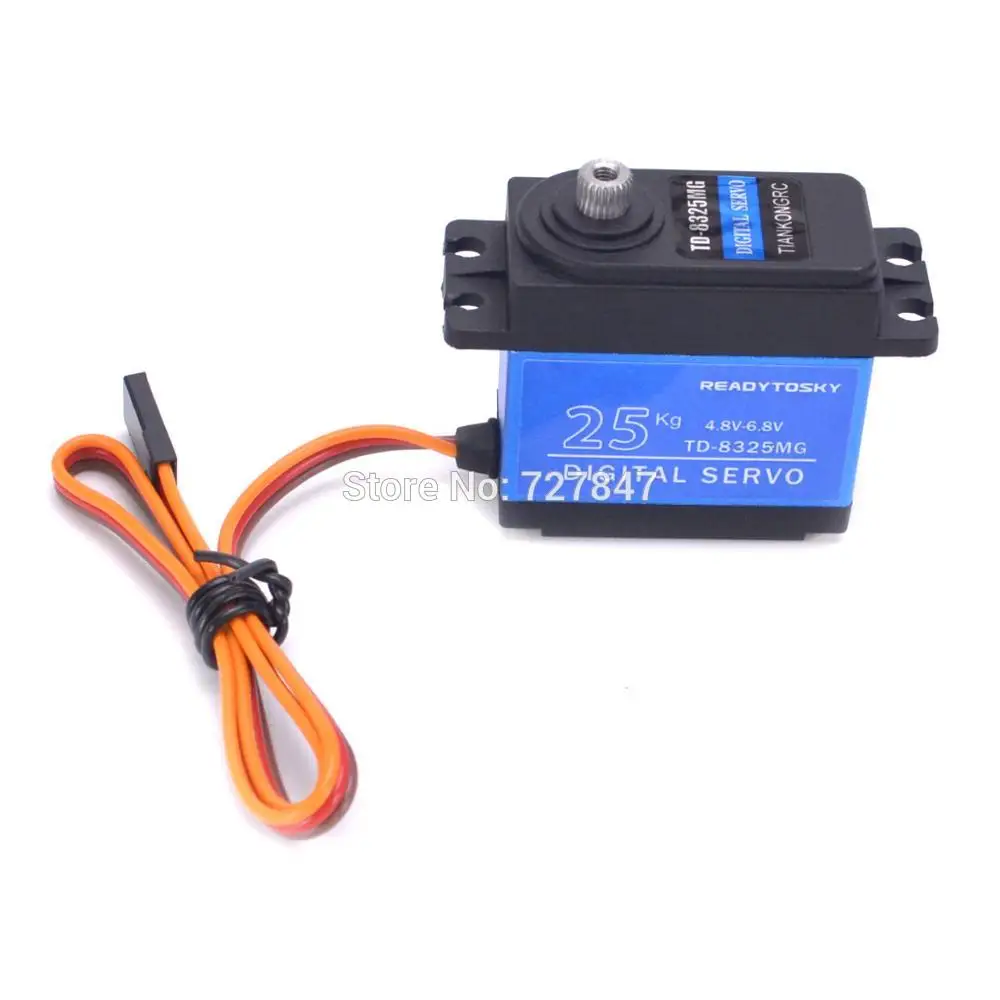 Waterdicht 180/270/360 Graden 20Kg 25Kg 30Kg 35Kg 60Kg Grote Koppel Digitale Coreless Servo aluminium Metalen Tandwielen 25T Arm Rc Auto