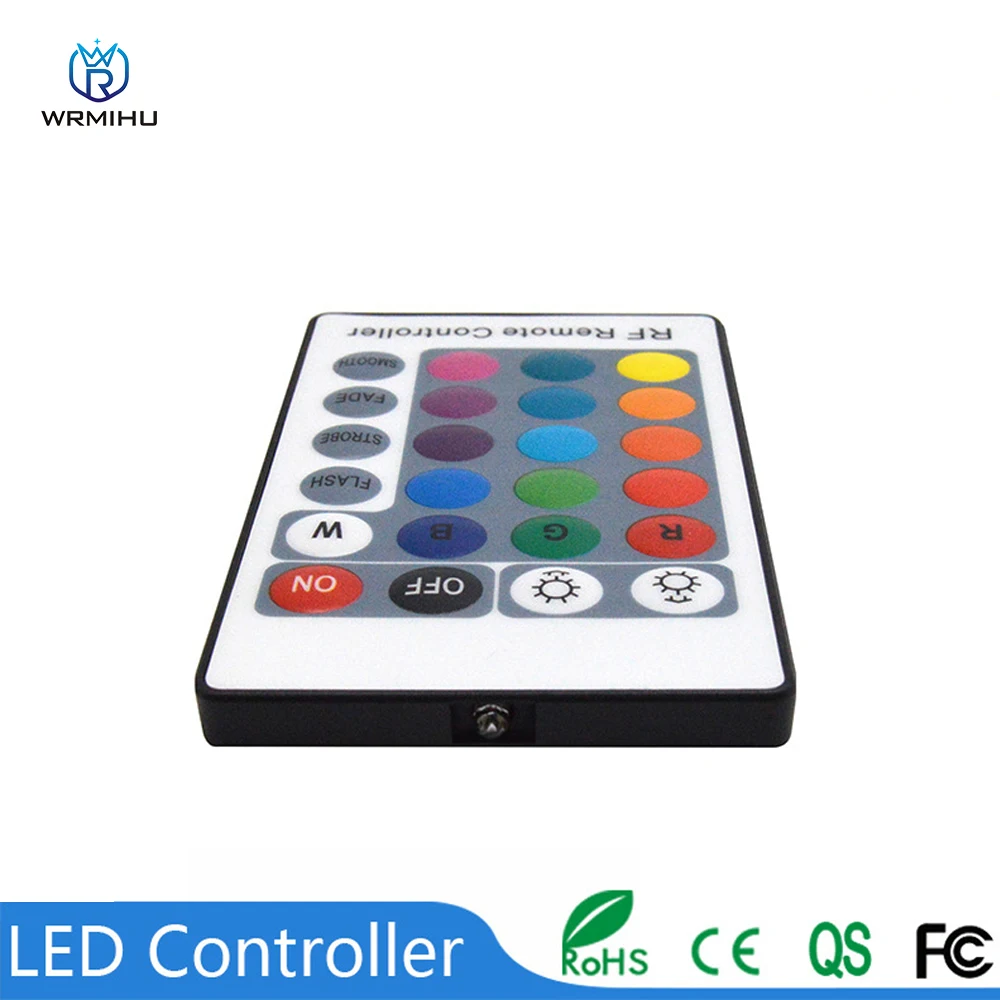 DC12-24V 20 Key 18A 24 Key 24A Colorful RGB Wireless Controller Light Strip Dimmer Radio Frequency Remote Control