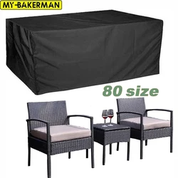 80 Sizes Black Outdoor Patio Garden Furniture Covers Rain Snow Chair covers Sofa Table Chair Dust  Waterproof Proof Cover