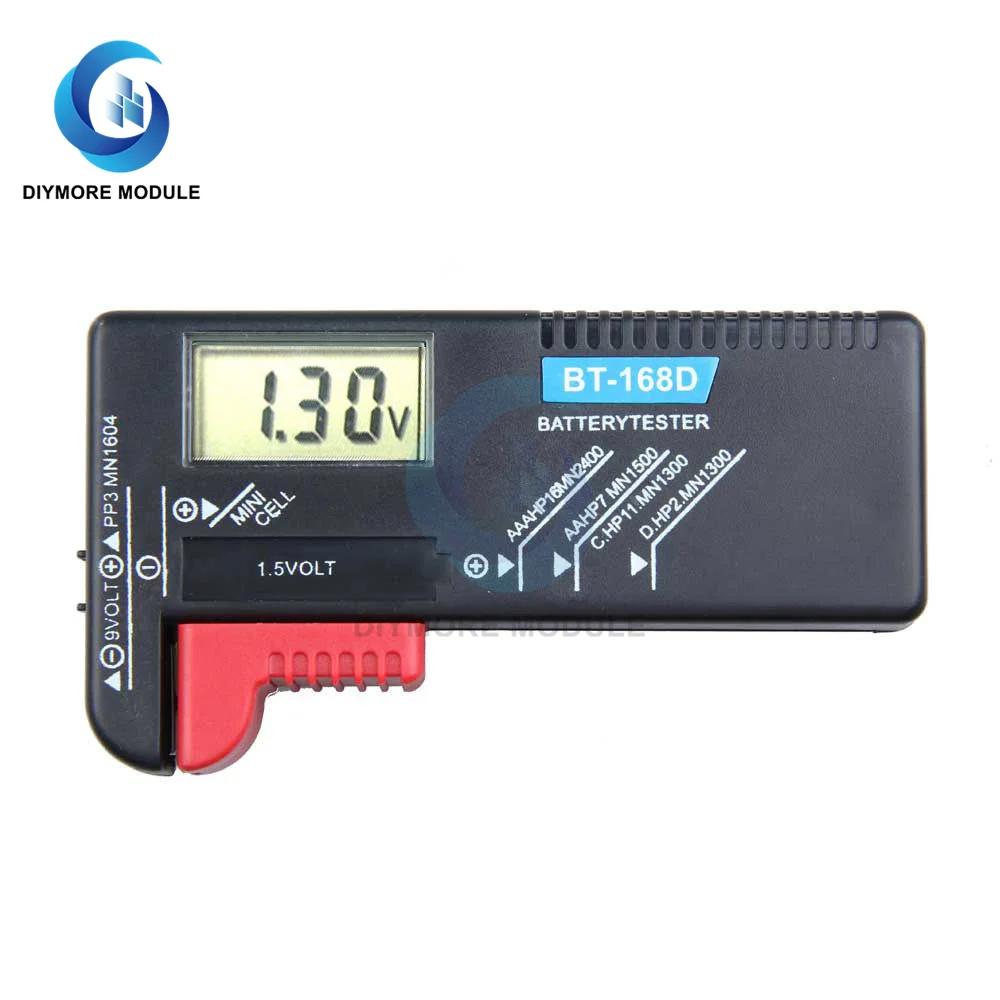 BT-168 PRO Digital Battery Capacity Tester for 18650 14500 Lithum 9V 3.7V 1.5V Cell C D Batteries Tester M05 20 Dropship