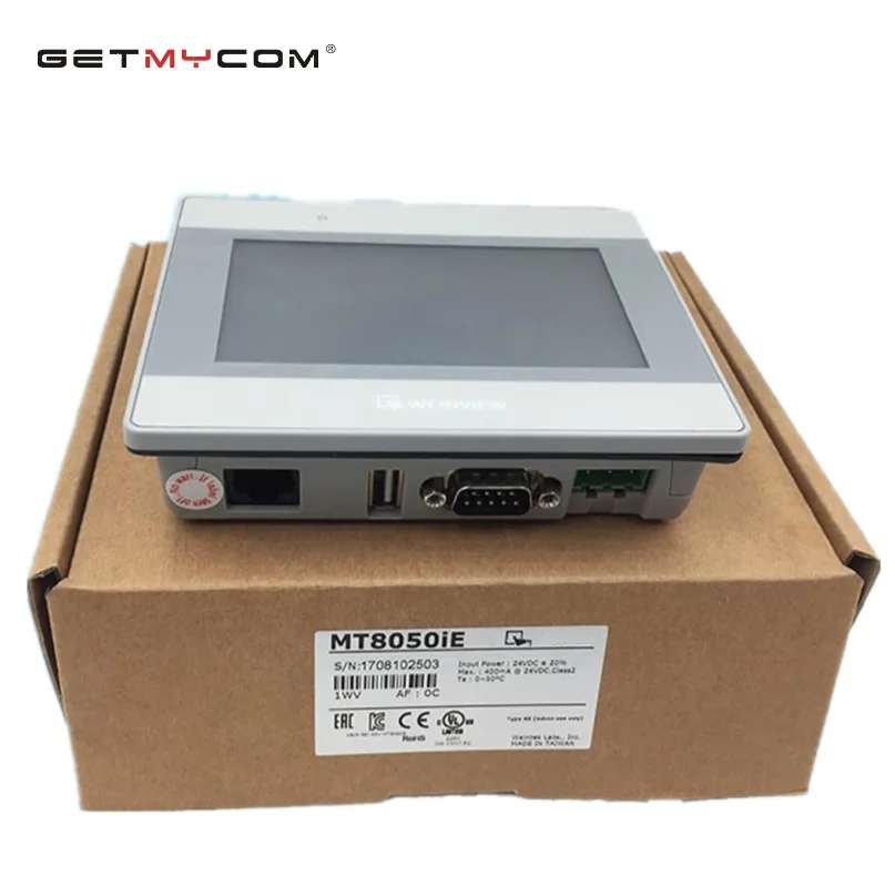 Getmycom Original MT8050iE HMI 4.3 inch Touch Screen TFTUSB  LCD  Ethernet new Human Machine Interface display