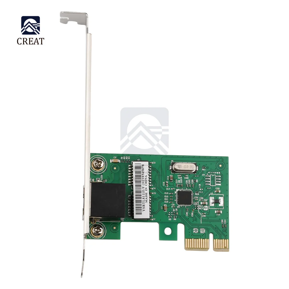 1000Mbps Gigabit Ethernet PCI Express PCI-E Network Card 10/100/1000M RJ-45 RJ45 LAN Adapter Converter Network Controller