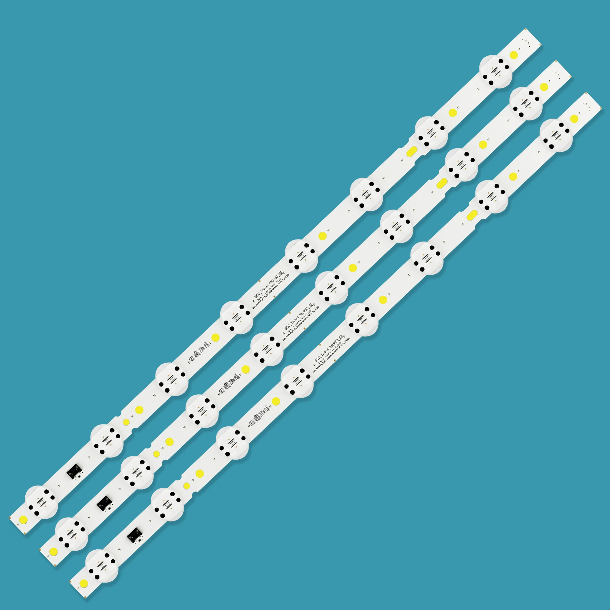 New 3 PCS LED Backlight Strip for LG 55UK6300 55UK6200 55UK6470 55UK6400 SSC_TRIDENT_55UK63_S SVL550AS48AT5 EAV63992901