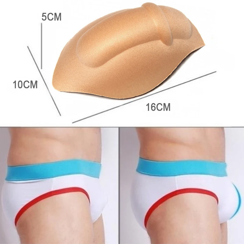 Sponge Pad Underwear Sexy Underwear Enhancement Cup Men\'s Penis Expansion Bag Front Pad Push Ups Swimwear Underwear Hombre Pad