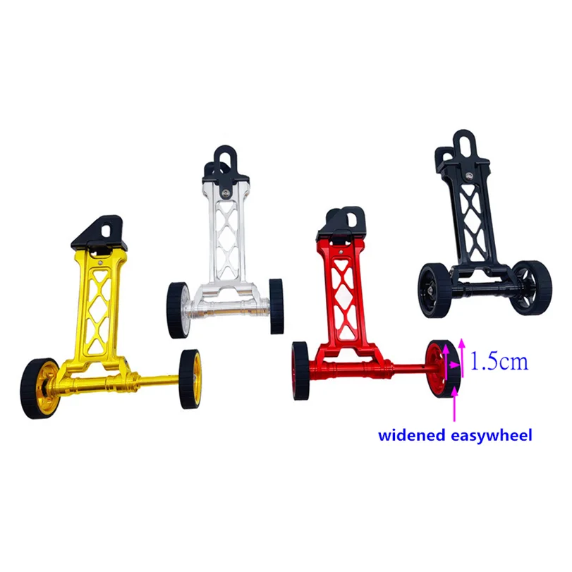 Litepro Bicycle Extension Rod Easy Wheel Parking Push Wheel Telescopic Rod Widened Easywheel Booster Wheels For Birdy