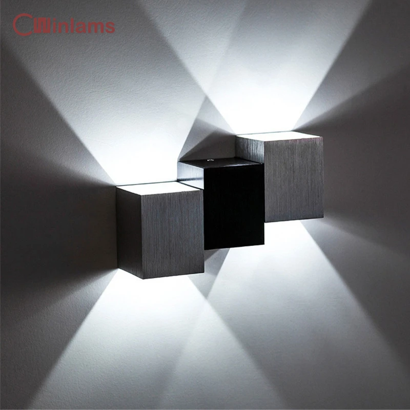 

Ac90v-260v Simple and creative led wall lamp corridor bedroom bedside bar KTV background light effect sconce