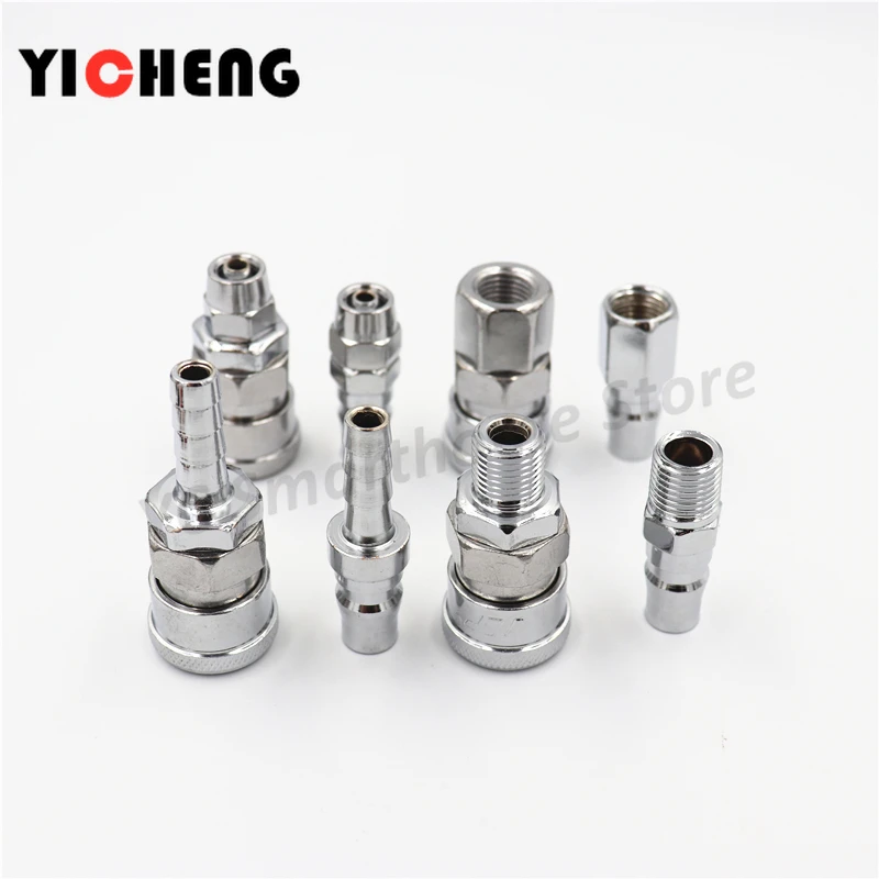 1Pcs of C type self-locking air tube quick connector air compressor parts Connecting hose PP SP PF SF PH SH PM SM  10 20 30 40