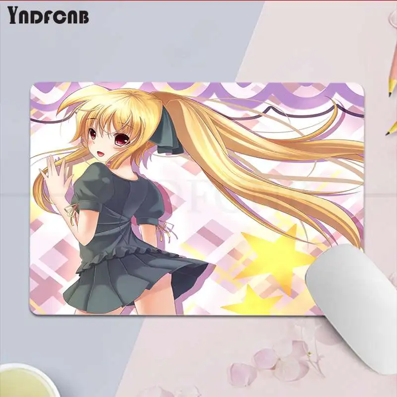 YNDFCNB Magical Girl Lyrical Nanoha Non Slip PC Laptop Gaming Mice Mousepad Size for Deak Mat for overwatch/world of warcraft