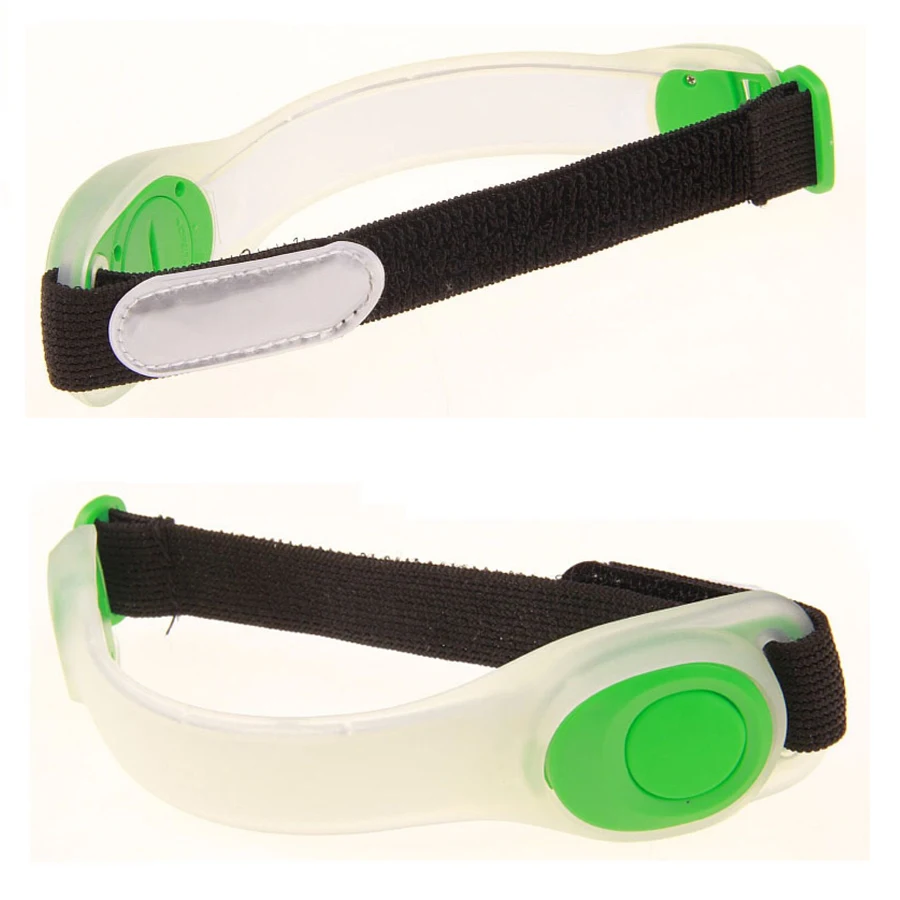 1PC LED Reflective Safety Belt Arm Strap Night Cycling Running LED Armband Light Reflective Belt Warning Wristband