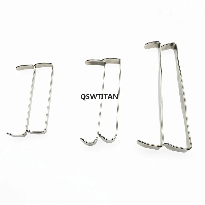 2pcs/set Farabeuf Appendix Retractor Thyroid Retractor Tissue Retractor training tools  Orthopedics surgical Instruments