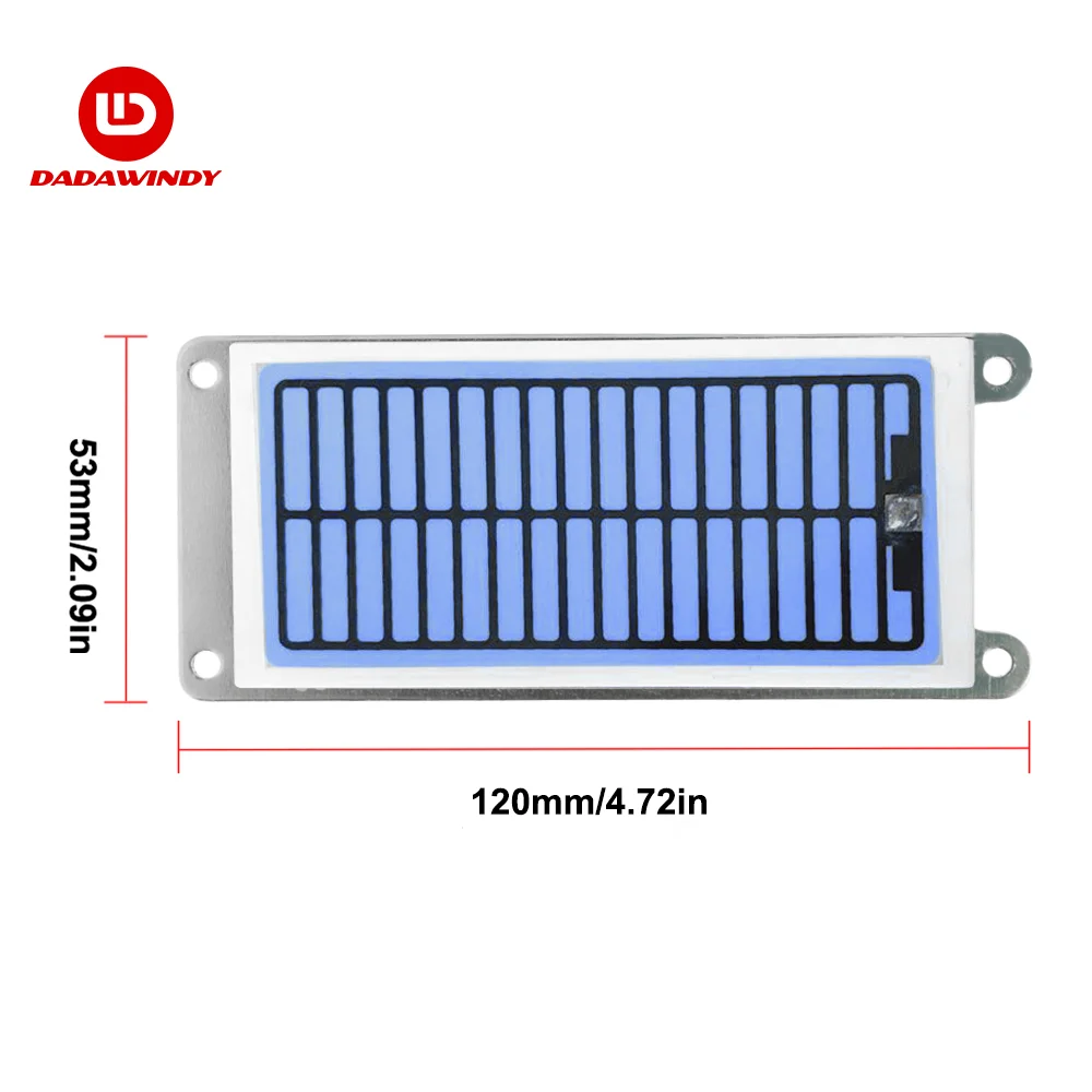 DADAWINDY 5pcs Ozone Generator Integrated Ceramic Plate Air Water Sterilization Purifier Parts Ceramic Ozone Generator Plate