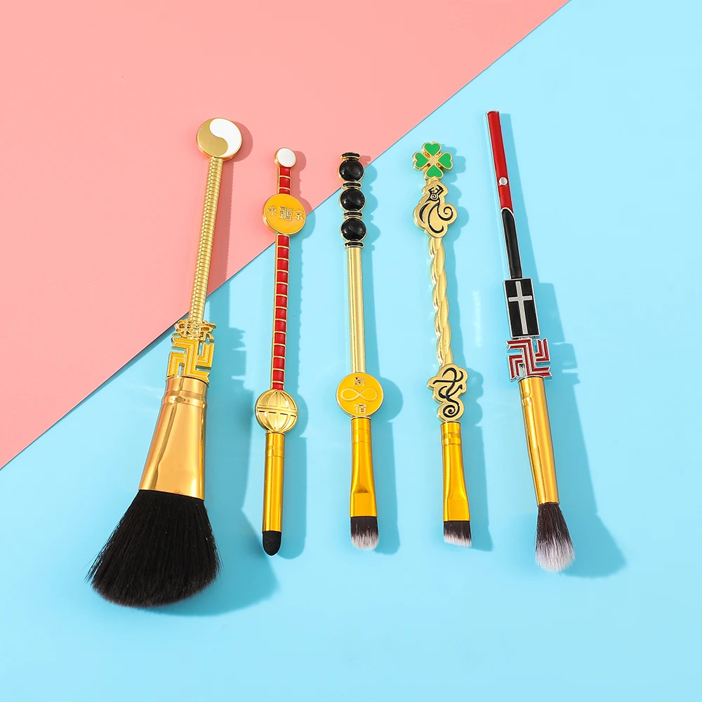 New Design 5pcs Anime Peripheral Tokyo Revengers Makeup Brushes Set Powder Eyeshadow Eyebrow Brush Kit Cosmetic Tool