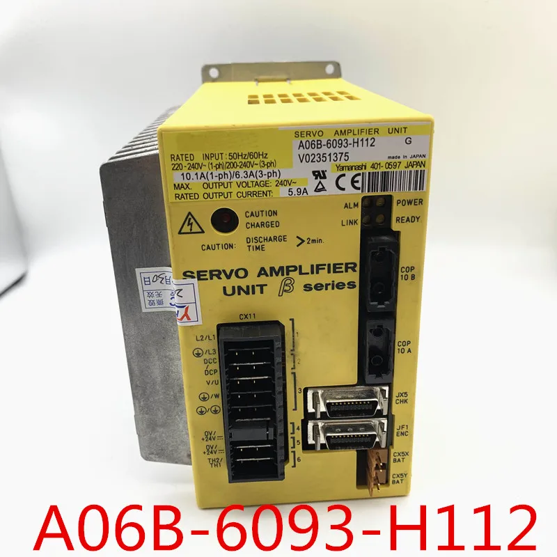 

For FANUC servo drive amplifier A06B-6093-H102 A06B-6093-H101 A06B-6093-H112 BETA SERIES SVU-12 12 AMP