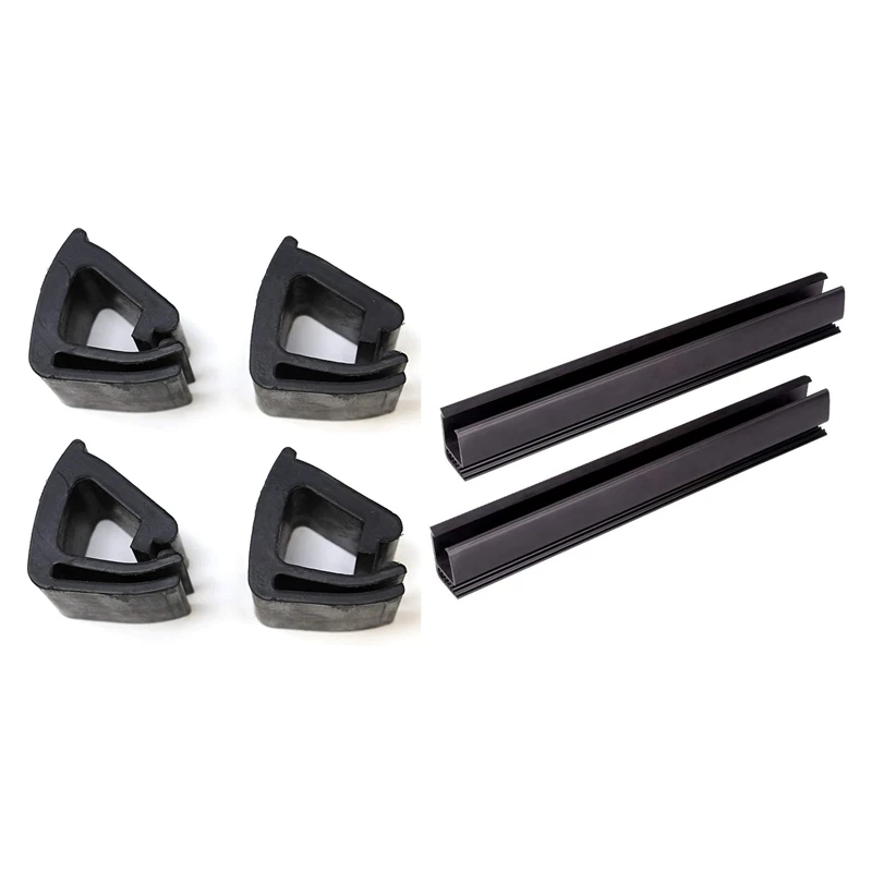 Golf Cart Windshield Retaining Clips for EZGO Club Car with 2 Pcs Windshield Sash for Club Car DS & Precedent Golf Cart