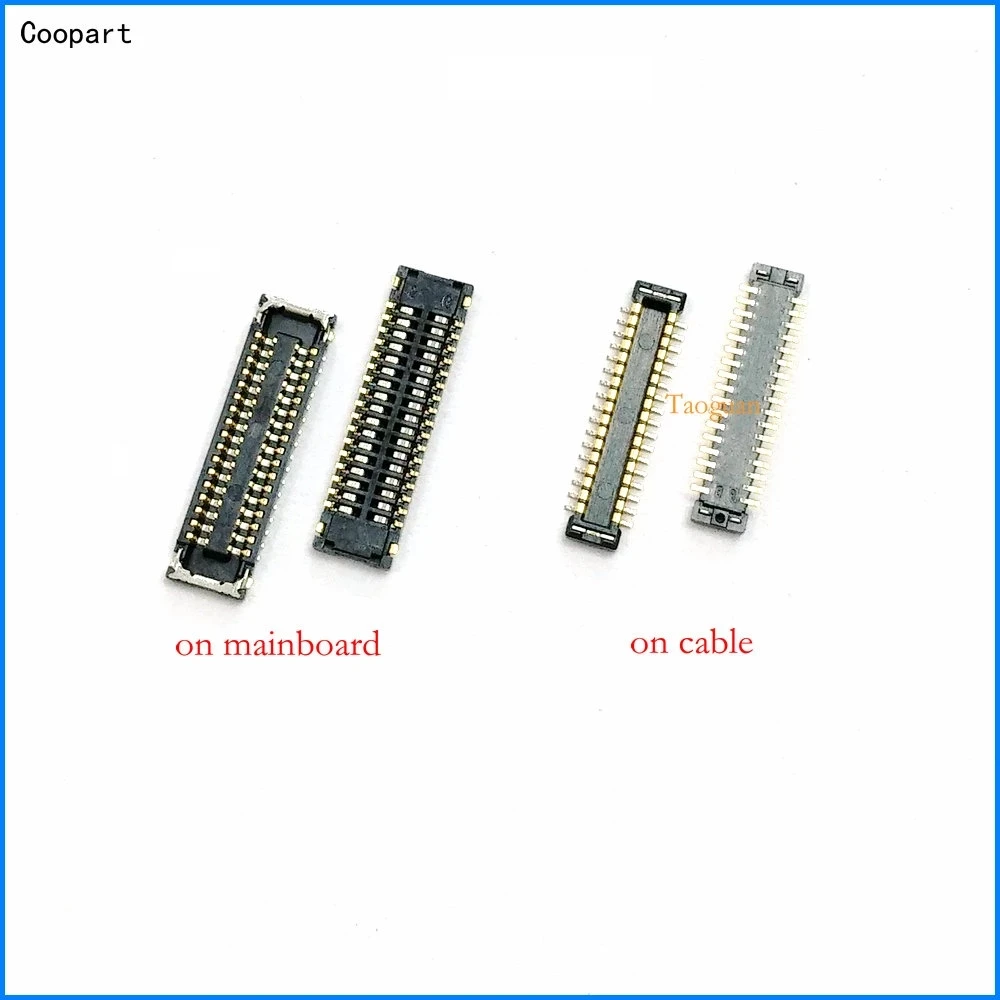 2pcs/lot New LCD display FPC Connector on mainboard/cable for Huawei Y7 2019 Y7 prime 2019 Y6 2019 P smart + 2019 P smart 2019