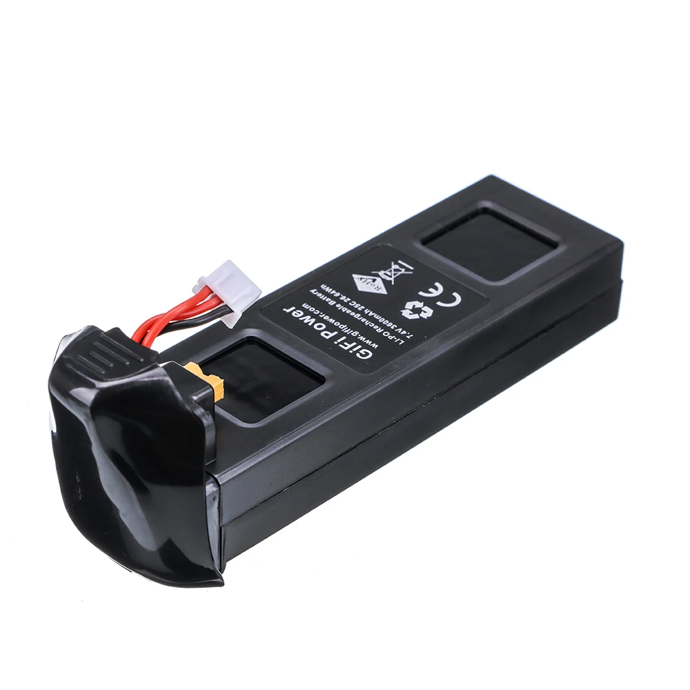 For MJX Bugs 2 B2W B2C battery and charger 7.4V 3600mah 25C Li-po Battery For MJX B2W B2C rc quadcopter drone spare parts