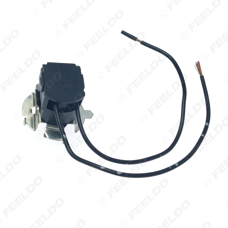 FEELDO 1PC Car Light Bulb Base Holder Socket Wire Adapter For Volkswagen Sigtar H7 Halogen Lamp Connector Wiring Harness #HQ6406