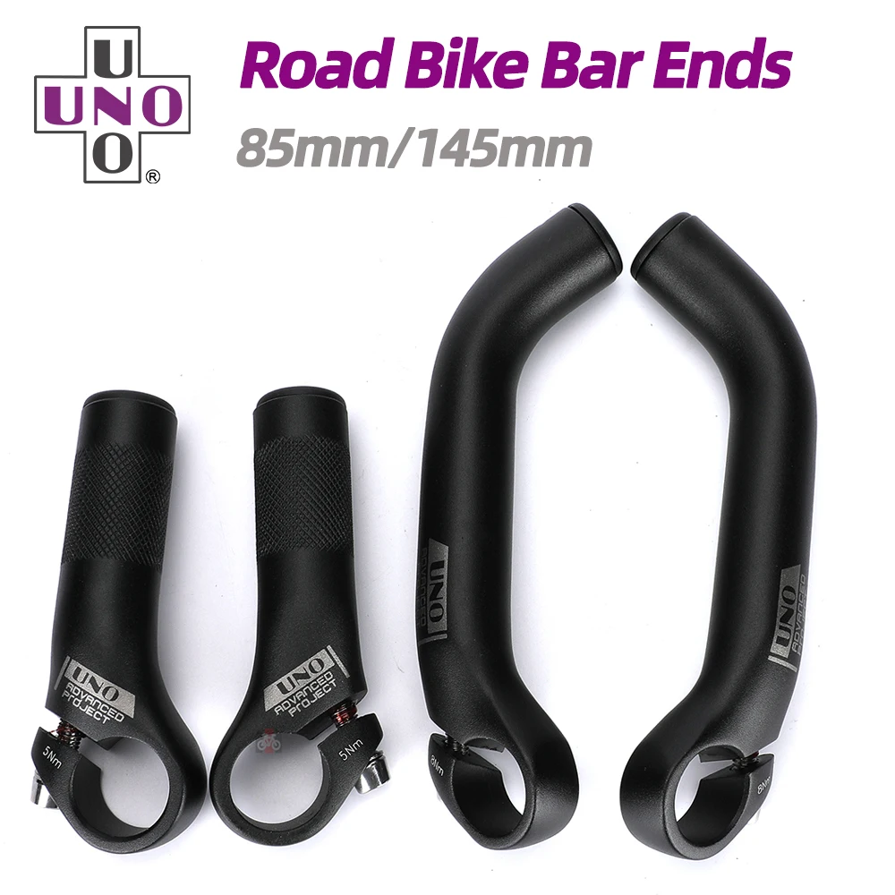 

UNO Bicycle Handlebar Bar Ends MTB Road Bike Barend Vice Bar Small Auxiliary Riding Horn 1 Pair Rest Handlebar Cycling Parts