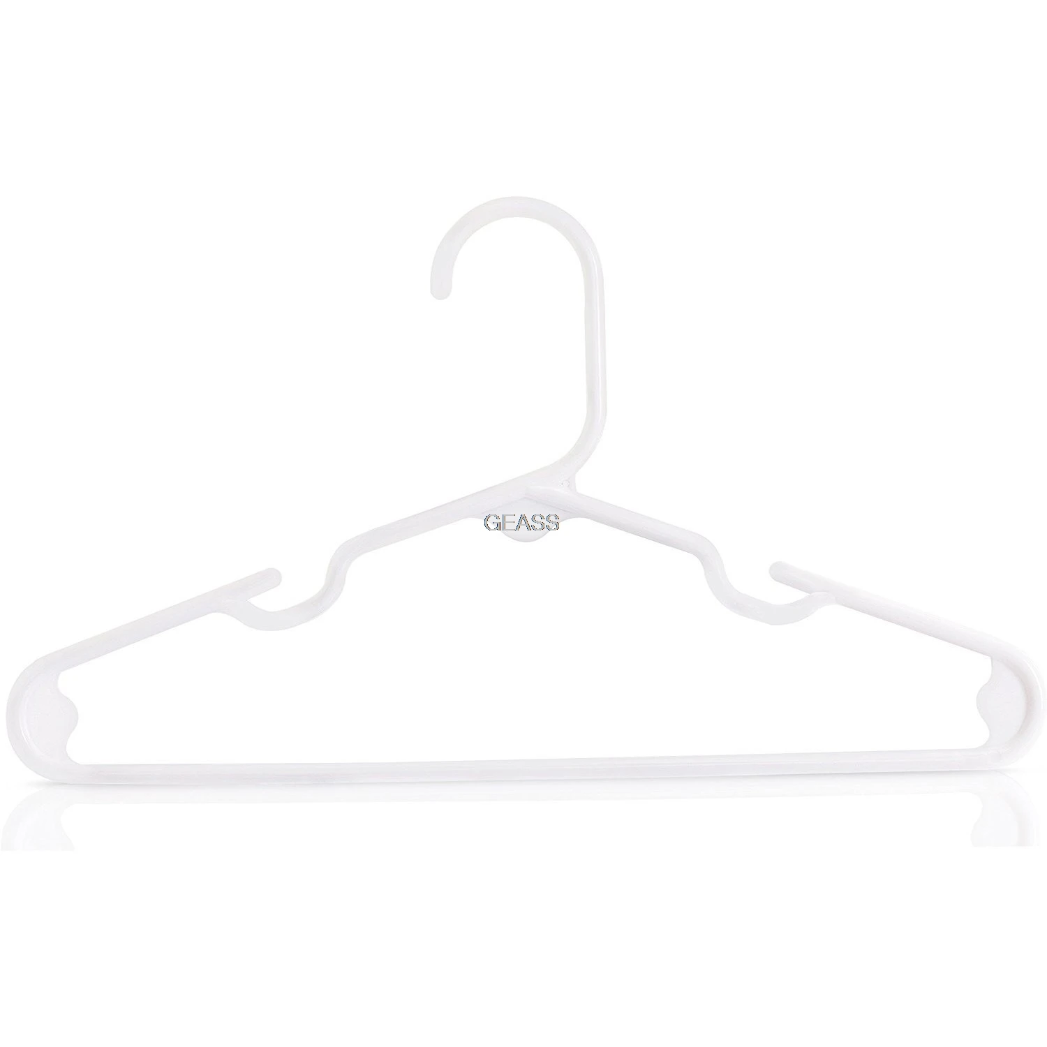 

CHILDREN'S White Plastic Clothes Hanger PP Anti-slip Clothes Rack Air Dry Clothes Hanger Household New Material