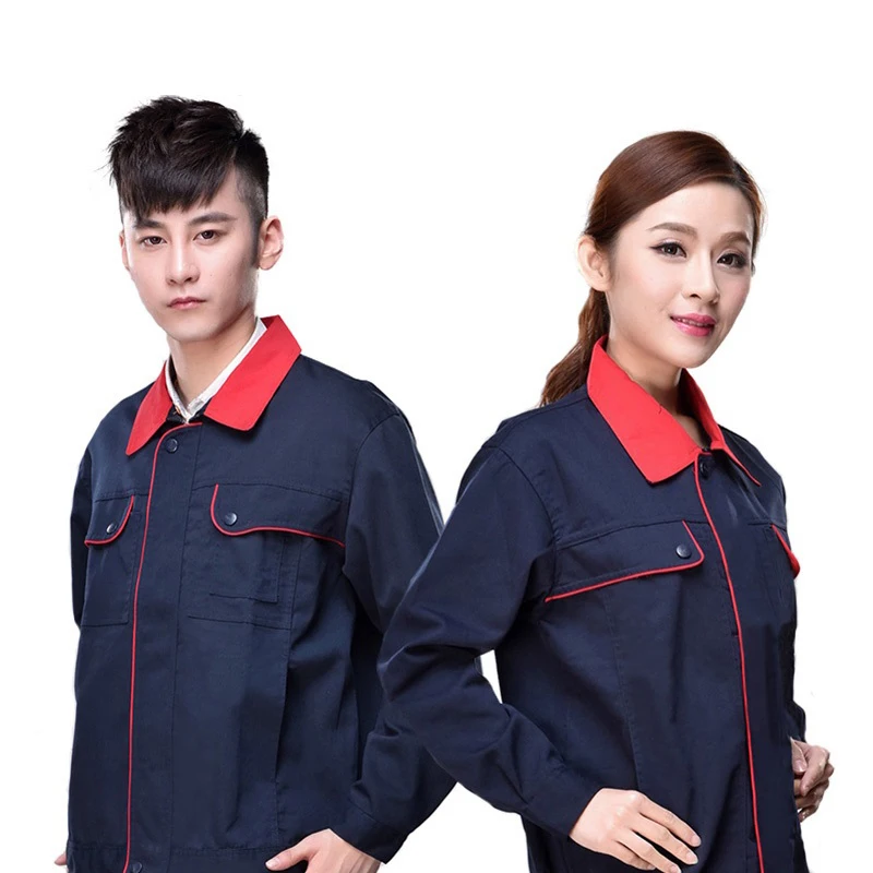 Spring Work Clothing Set For Men Women Breathable Tooling Uniform Auto Workshop Mechanical Repairmen Durable Worker Coveralls