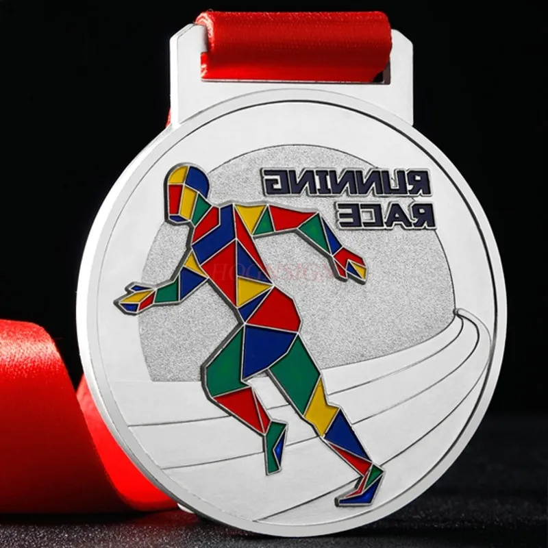 ميدالية الماراثون، الألعاب المدرسية، المنافسة الرياضية، الذهب والفضة والبرونزية، وسام الحبل للجري