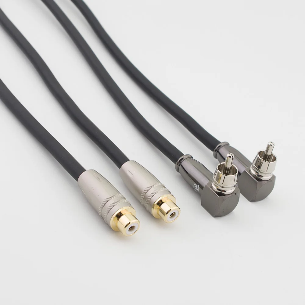 Hifi rca rozszerzenie audio kabel 2rca męski na 2rca kobiet, wzmacniacz AV przedłużacz kabla audio o wysokiej wierności i wysokiej jakości