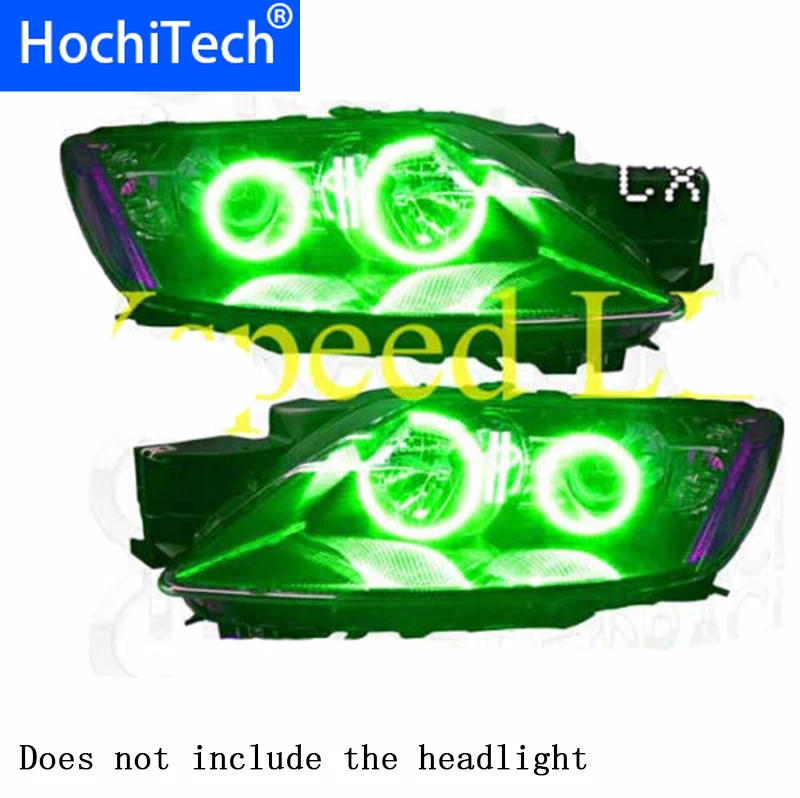 

For Mazda cx-7 cx 7 2006 2007 2008 2009 2010 2011 2012 LED perimeter headlight rings halo Multi-color RGB angel demon eyes