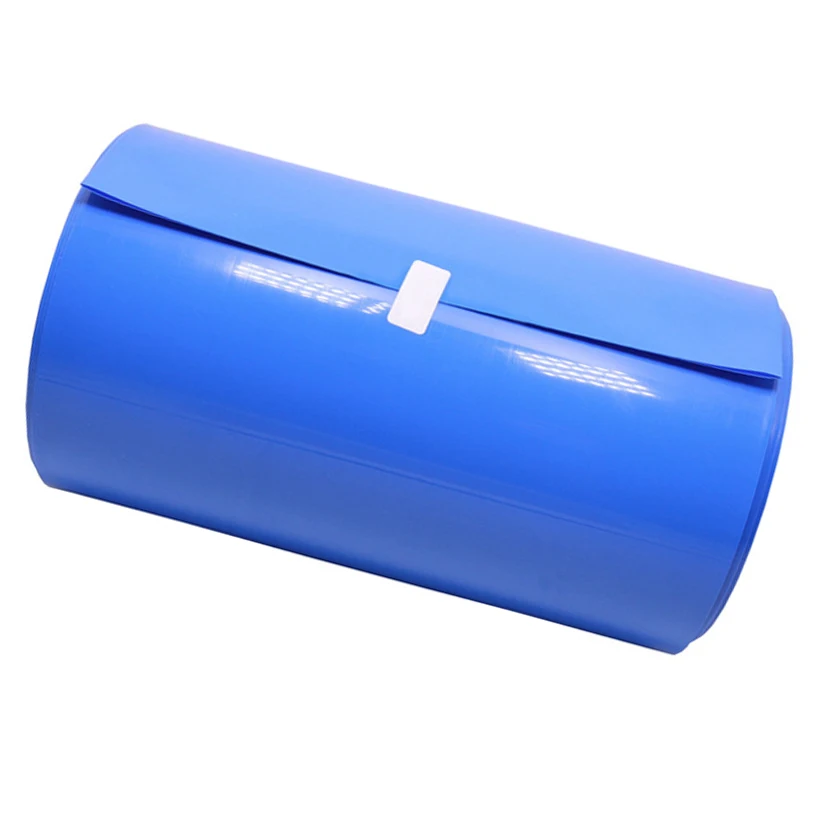 RDD 2M PVC Heat Shrink Tube Blue Shrinkable Cable Sleeve For 18650 Lithium Battery Pack Insulating Sleeve Shrink Tube Many Sizes