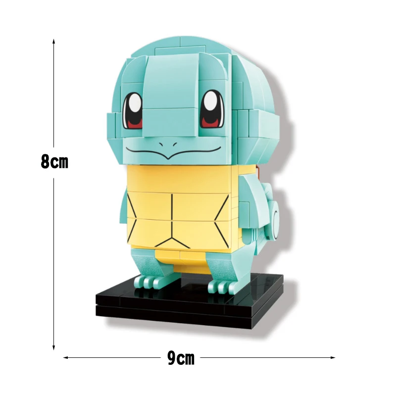 BrickHeadz Pokemon Pikachu Elf Ball Pocket Monsters Building Blocks Bricks Set Classic Anime Movie Dolls Model Kids Cartoon Toys