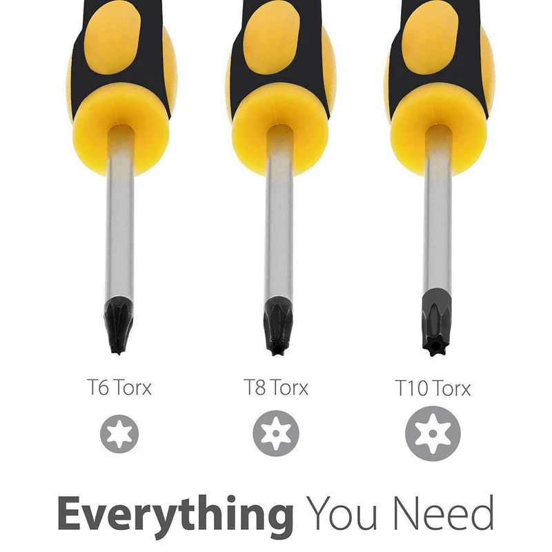 8Pcs/Set Torx T8 T6 T10 H35 Screwdriver Opening Tools Set Repair Tool Kit Screw Driver Pry for  One  360 PS3 PS4