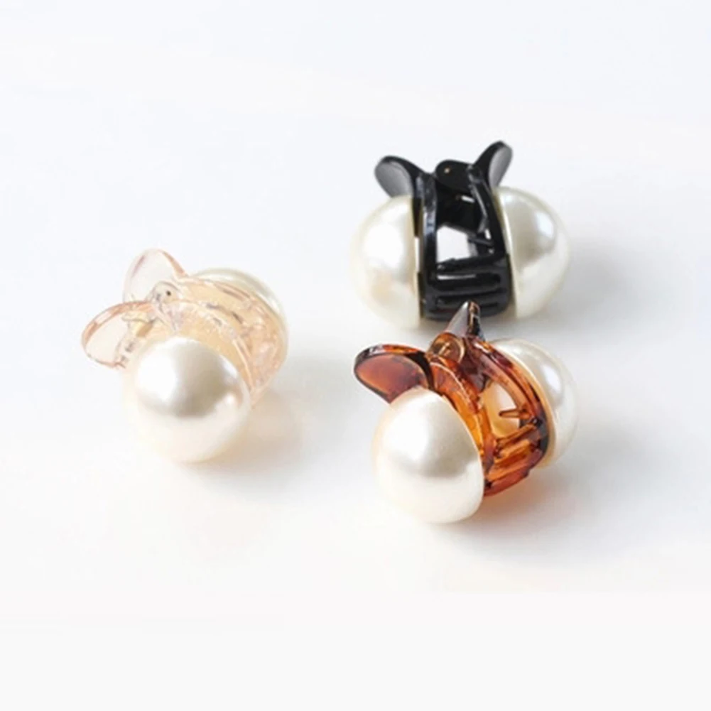 1PC Women Crystal Imitation Pearl Hairgrip Hair Clip Hair Claw Elegant Hairpins Crab Styling Tool Headwear Hair Accessorie