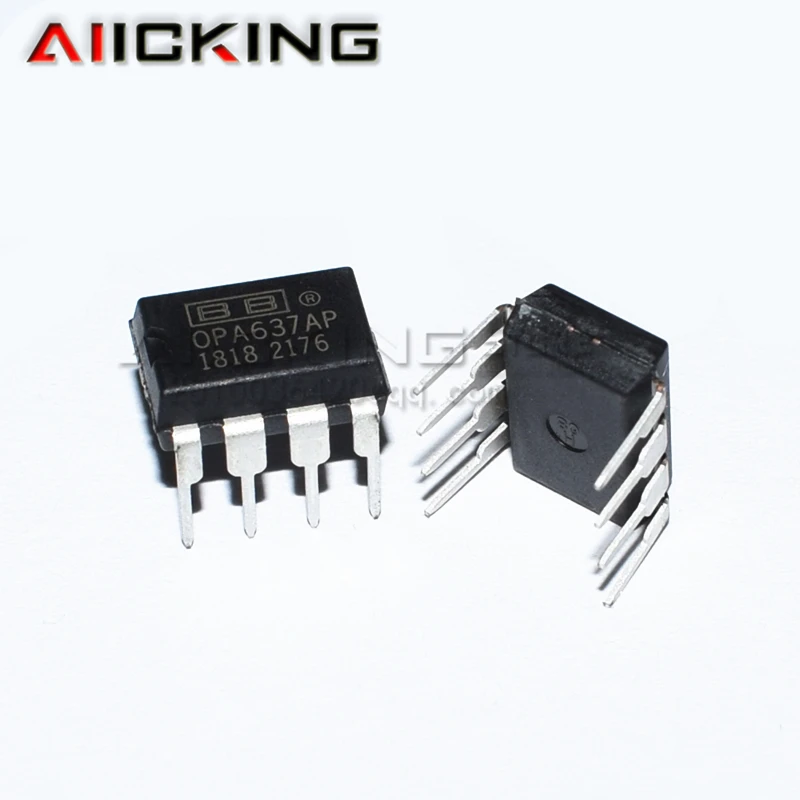 OPA637AP OPA637 (2pieces) Free Shipping Op Amp Single Low Offset Voltage Amplifier 8-Pin PDIP Tube IC Chip, Original In Stock