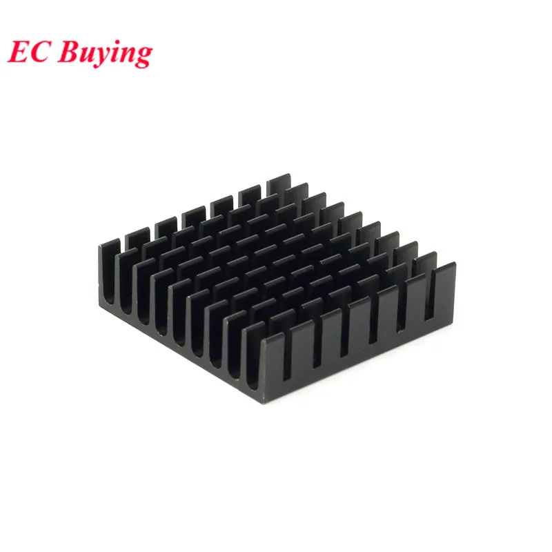 10 Piezas/1 Pieza Disipador de Calor de Aluminio de 35*35*10mm con Ventilador para Módulos LED, IC, Transistor, PBC