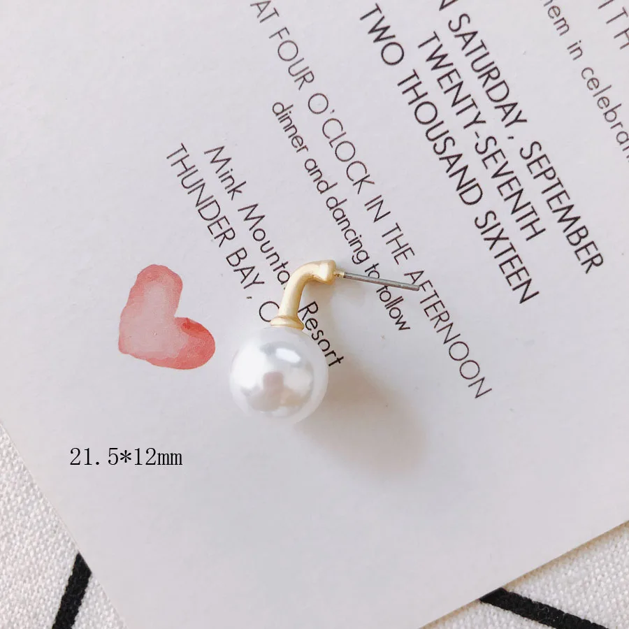 2pieces/lot Alloy pearl earrings Jewelry Accessories pendant Earring Accessories