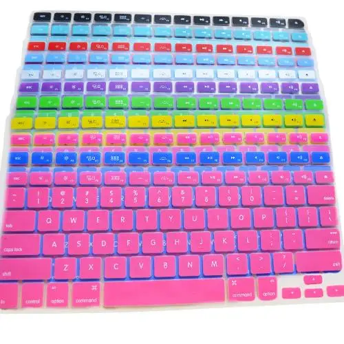 13inch Silicone Keyboard Skin Protector Film Case Cover for Macbooks Pro Laptop 13 15 17